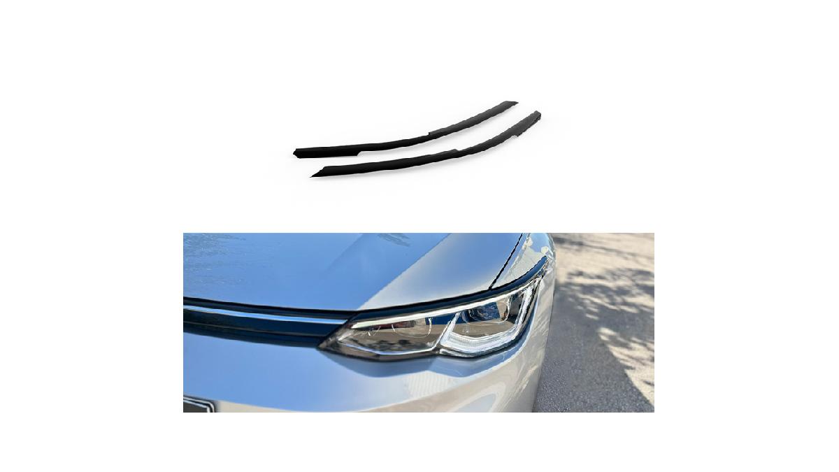 Casquettes+de+Phares+sur+mesure+pour+Volkswagen+Golf+VIII+2020-2024+%28ABS%29